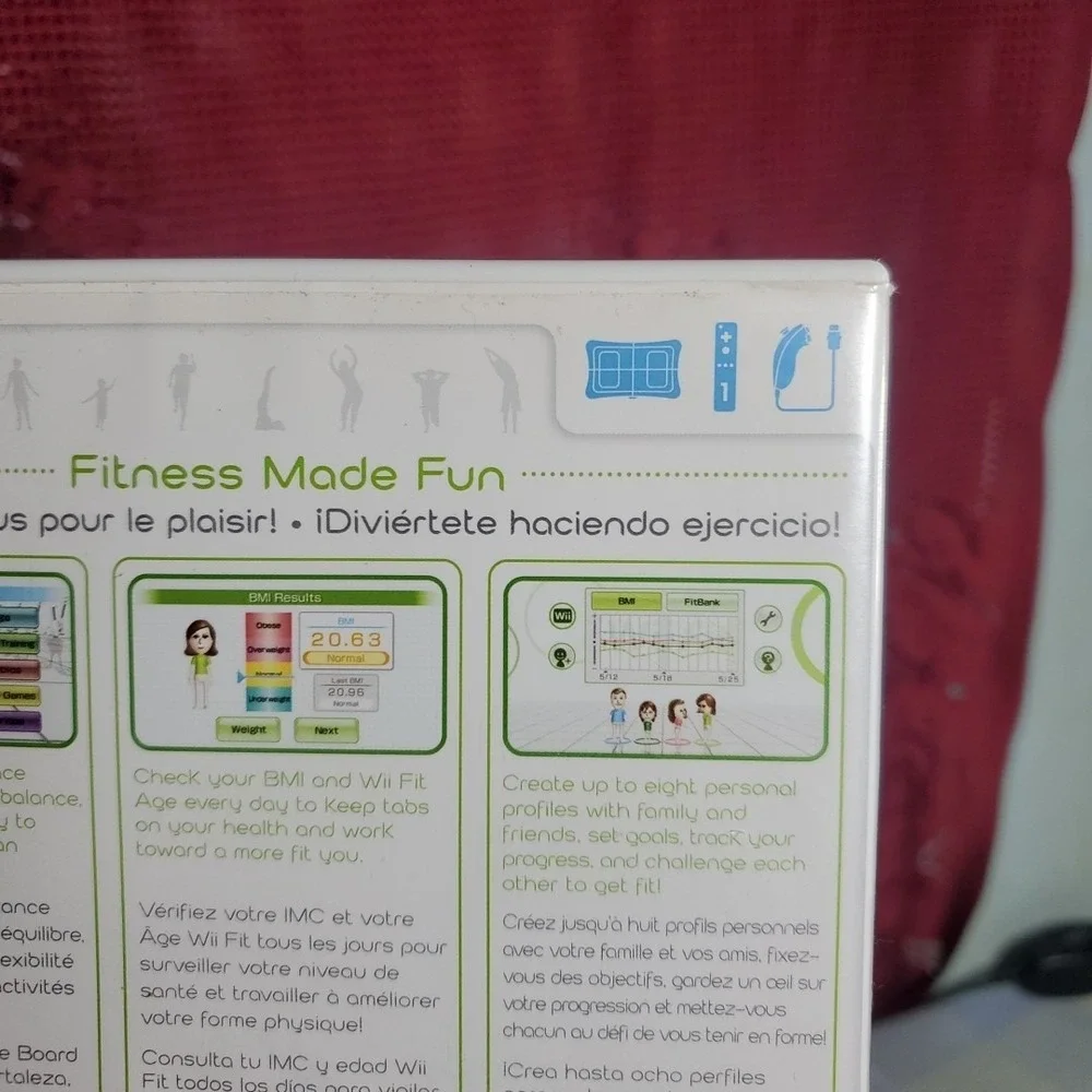 Nintendo Wii Fit Video Game Fitness Exercise Yoga Balance Board